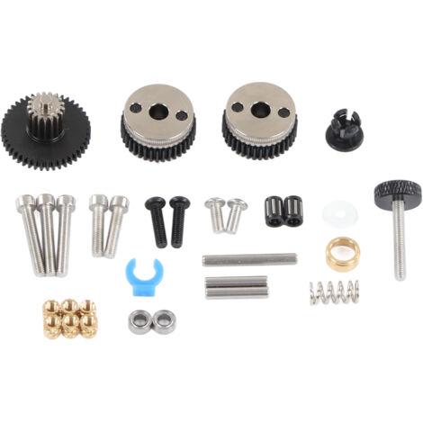 Kit d'accessoires pour extrudeuse : Capuchons, vis rondes, ressorts, roulements, axe et roue d'alimentation HGT