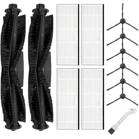 Kit d'accessoires pour Honiture Q6 Pro, pour Imou L11 Pro Max, pour Airrobo T10+, pour Laresar L6 Pro Q6 Pro, pour Ultenic T10 Elite, pour Proscenic M8 Robot Aspirateur Pièces de Rechange