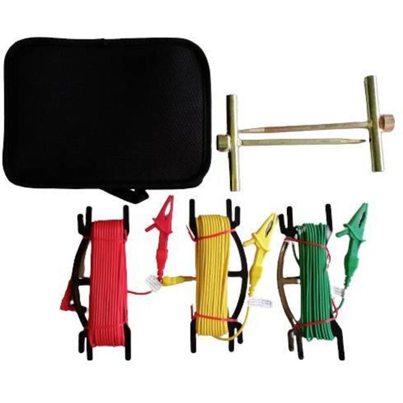 Kit de terre Chauvin Arnoux pour Testeur d'installation électrique mx 535 ( Prix pour 1 )