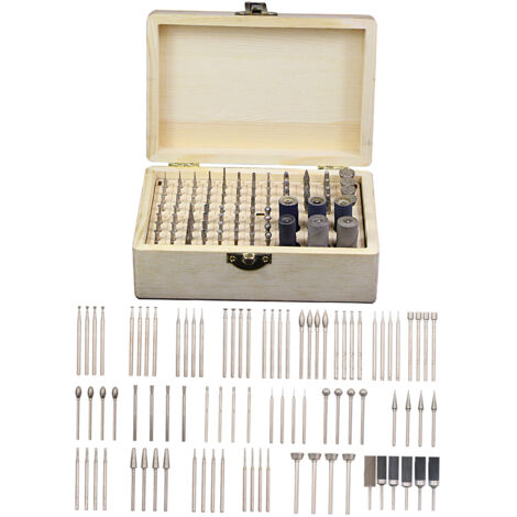 Kit d'accessoires pour outil rotatif 86 pièces comprenant fraises, forets et kit de polissage pour le ponçage, le polissage, la découpe et la sculpture du bois, de la pierre, des bijoux, du verre et d