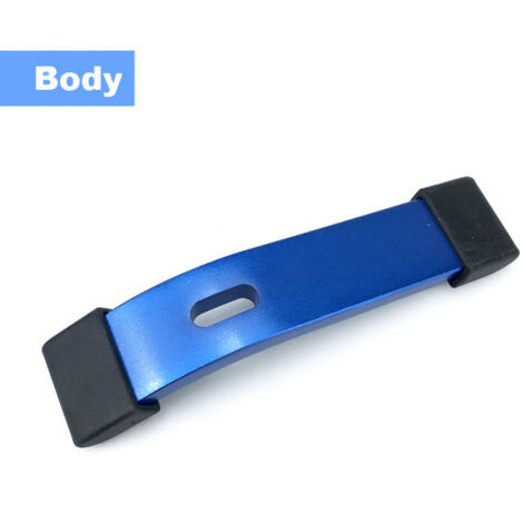 Kit d'Accessoires pour Rainure en T : Presses, Coulisseaux et Vis en T – Pour Établi Modulaire et Guidage (Corps de presse, Bleu)