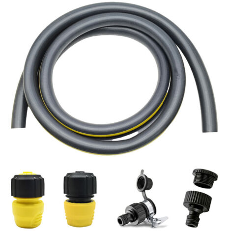 Kit d'accessoires vapeur Karcher pour la série Karcher SC - 1 jeu de tuyau d'arrivée d'eau de 3,6 m + 4 connecteurs