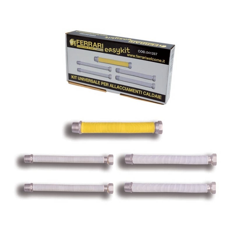 Ferrari Srl - Easy kit 1 liner connection pour chaudières avec manchon d'isolation