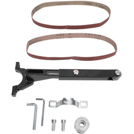 Kit d'adaptateur de courroie de ponçage pour meuleuse d'angle, outils de polissage et de meulage de Type 100 125 M10 M14