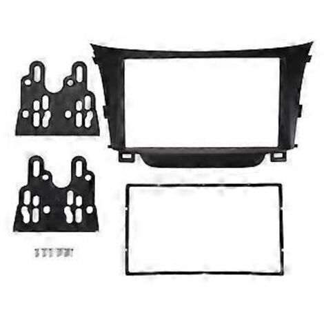 Kit d'adaptateur de façade et de tableau de bord pour autoradio 2 DIN de voiture (compatible avec I30 2011)