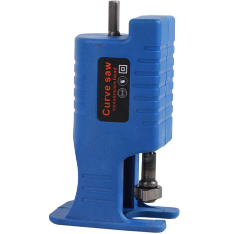 Kit d'adaptateur de perceuse électrique à scie bleue, Kit de sécurité portable haute dureté 1 avec 3 lames