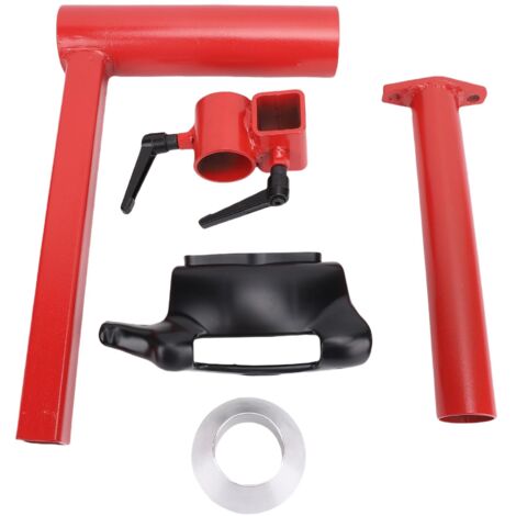 Kit d'adaptateur de tête de canard pour changeur de pneus manuel, en acier épais avec cône argenté pour pneus de 16 à 21 pouces
