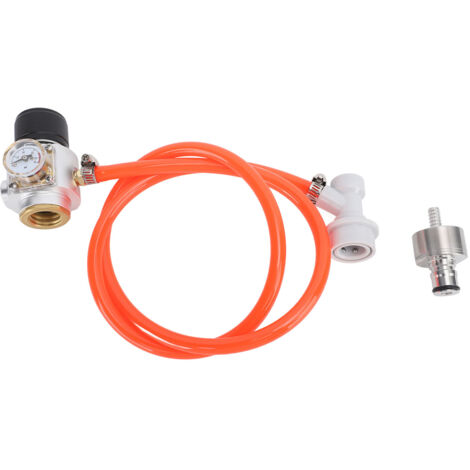 Kit d'adaptateur de tuyau pour machine à soda avec manomètre G1/2, jauge de pression pour fontaine à eau et distributeurs de boissons
