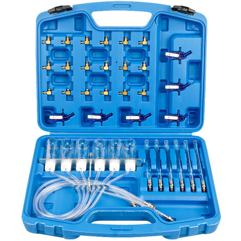 Kit d'adaptateurs de test de débitmètre Diesel Kit de test de débitmètre Diesel Adaptateur Common Rail Outils de détection de retour d'huile