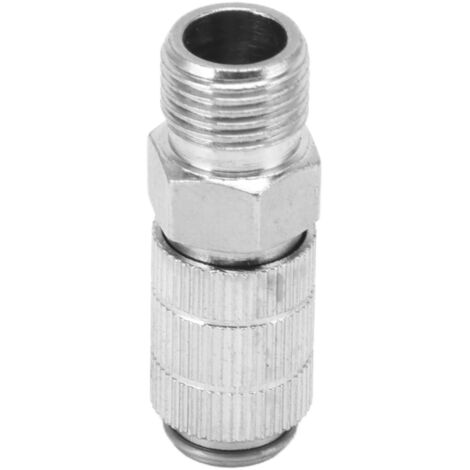 Kit d'Adaptateurs pour Aérographe - Lot de 6 Adaptateurs à Déconnexion Rapide en Acier Inoxydable pour Connexions 1/8"