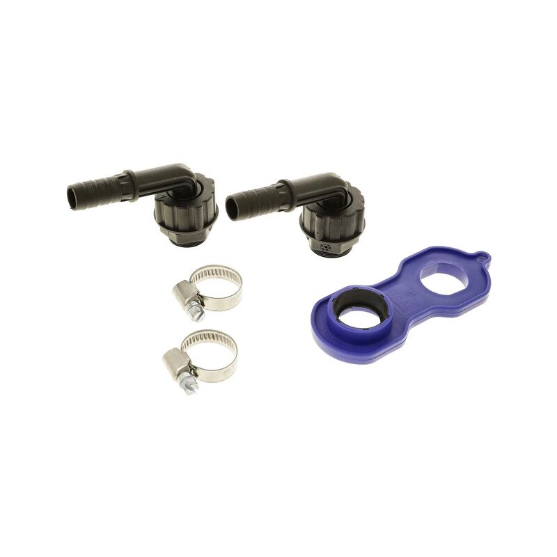 Kit d'adaptateurs pour flexible eau sur M22 / M24 fm