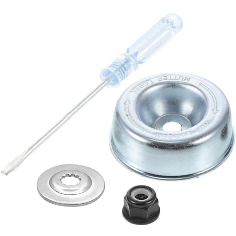 Kit d’adaptation pour lames de coupe-bordures 4 pièces tête d’engrenage de rechange compatible FS120 200 250 56R 80 carter d’engrenages robuste et léger pour jardinage