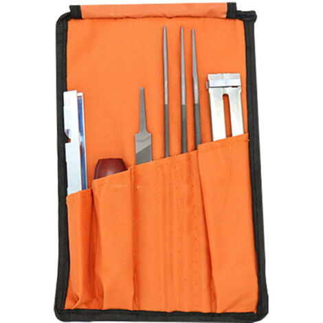 DRE-Lot De 4 Limes D'affûtage De Chaîne De Tronçonneuse