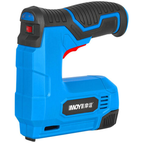 Kit d'agrafeuse sans fil, agrafeuse à piles efficace avec fenêtre de visualisation pour charpentier pour le bois
