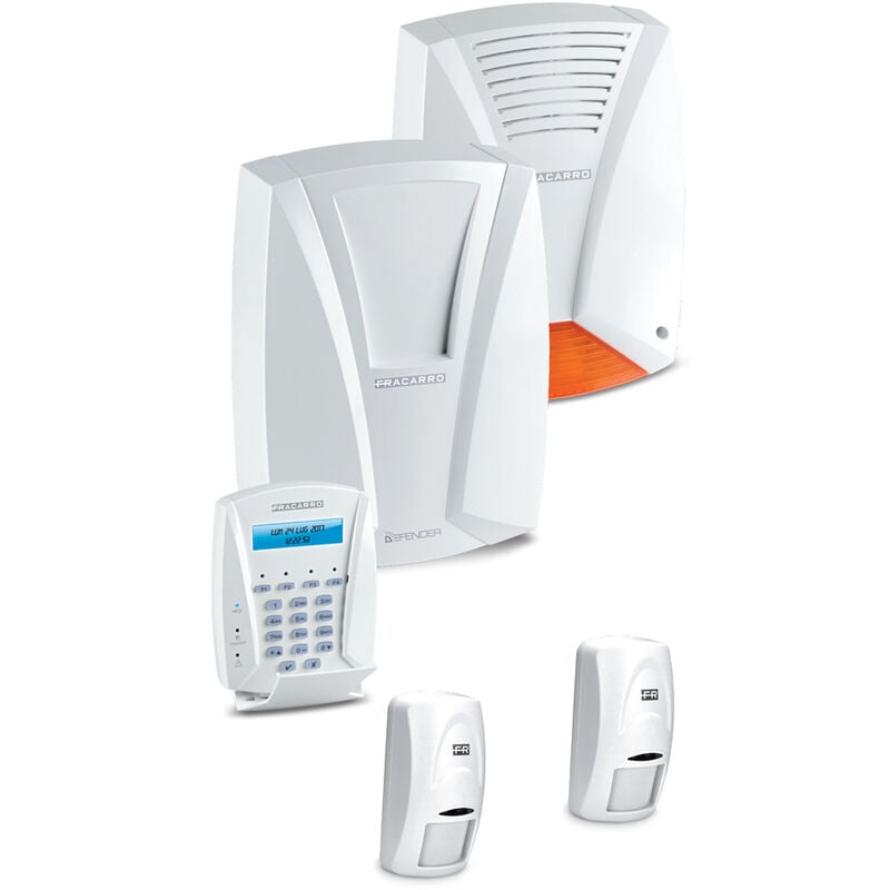 Fracarro - Kit d'alarme anti-intrusion Home Evo Defender Home Code 910431