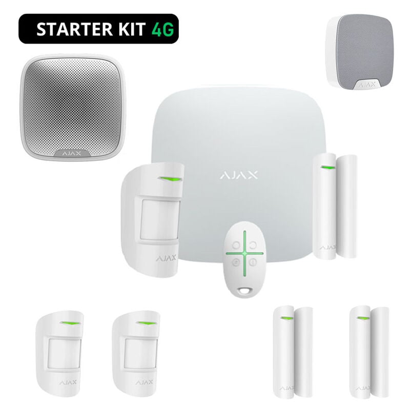 Kit d'alarme pour magasin Ajax alarme anti-intrusion sans fil avec application 4G