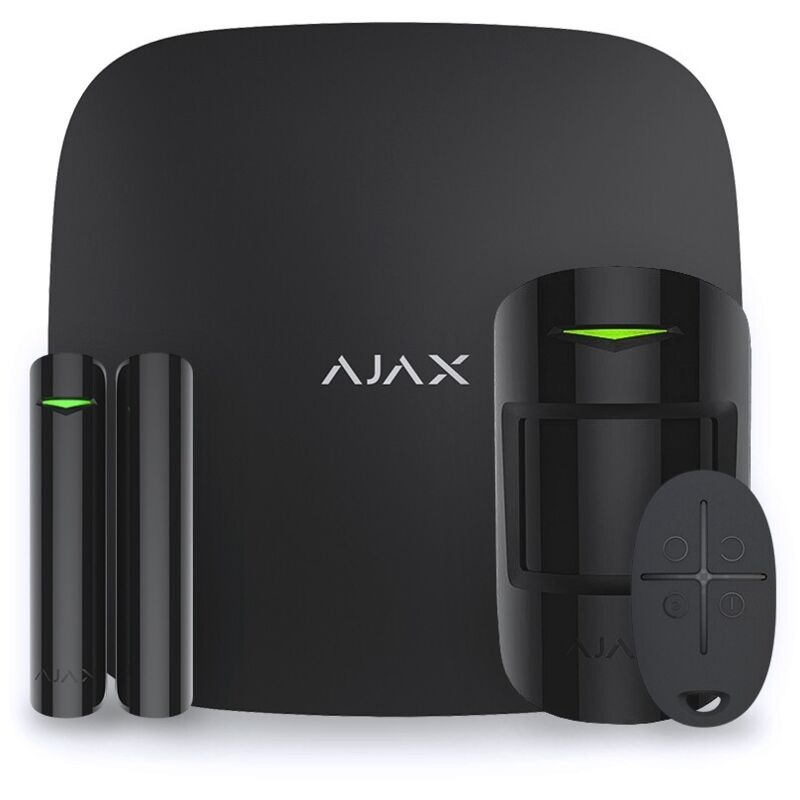 Kit d'alarme professionnelle - Degré recommandé 2 - Communication Ethernet et gprs - Sans fil 868 MHz Jeweller - Jusqu'à 100 entrées sans fil