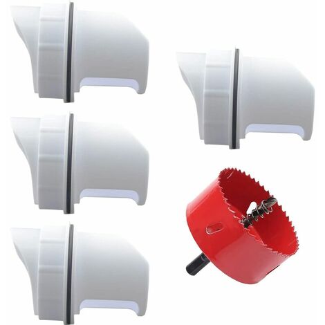 Kit d'alimentation par gravité pour port d'alimentation pour volaille à l'épreuve de la pluie