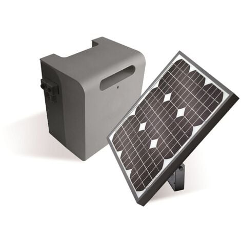 KIT d'Alimentation solaire SOLEMYO NICE pour automatisme (Panneau + Caisson) - SYKCE