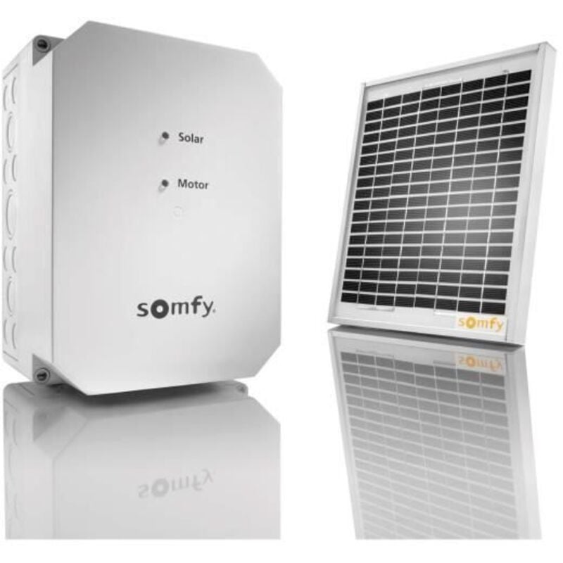 2400961 - Kit d'alimentation solaire Solarset rts - pour motorisation de portail ou de garage rts - Somfy