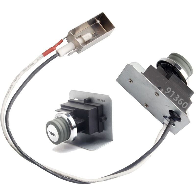 Kit d'allumage 91360 pour barbecues électriques, compatible avec les barbecues à gaz des séries Weber Spirit 200 et 300 ainsi que Spirit E-310 et