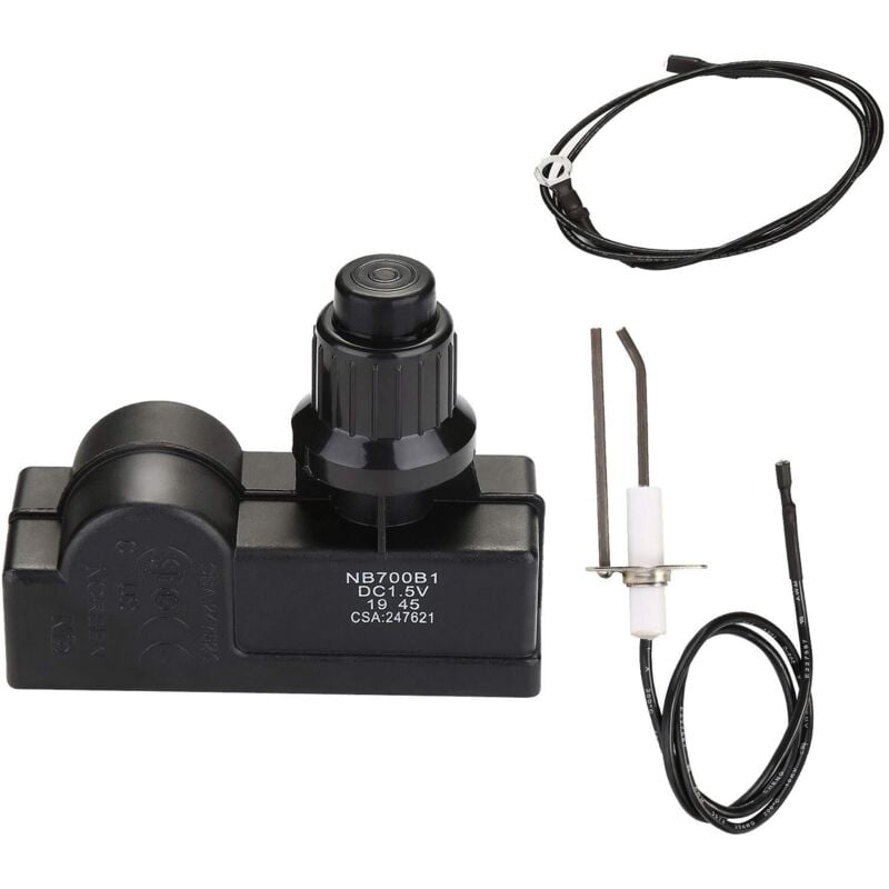 Coocheer - Kit d'allumage pour barbecue Charbroil, Kenmore, Broil-Mate, Broil King, Nexgrill Pièces de rechange pour allumeur de barbecue universel 2