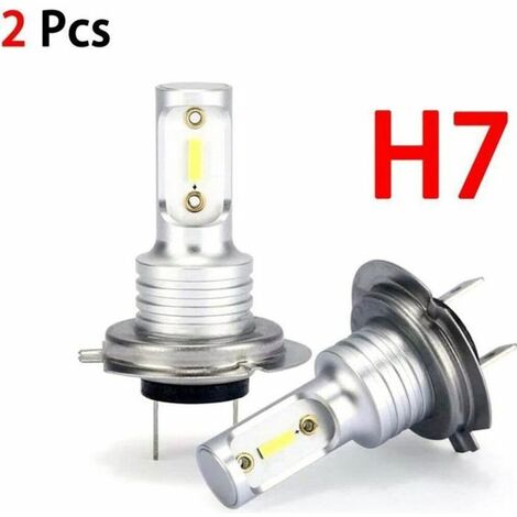 Kit d'ampoules de phares H7 LED, faisceau Hi/Lo, 8000LM, 6000K, Design d'intérieur Super lumineux, accessoires automobiles