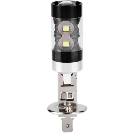 Kit d'ampoules de phares LED H1 8000K Blanc pour Voiture d'ampoule phare antibrouillard, lampe de conduite de voiture Kit de Remplacement. (2 Pcs)
