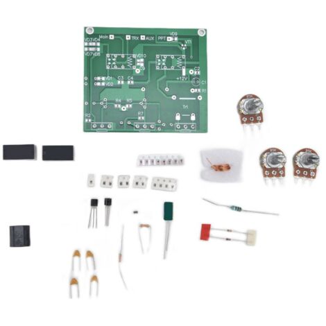 Kit d'annulation de signal de commande PTT en phase X avec suppression des interférences (QRM Canceller X) - Composants de communication radio 1-30 MHz
