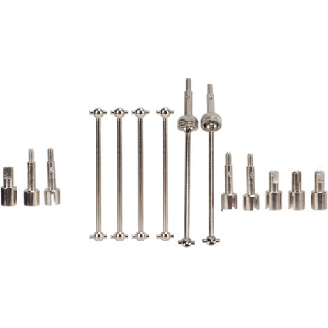 Kit d'Arbre de Transmission Métallique CVD avec Joint en Cup pour WLtoys 144001 - Pièce Améliorée