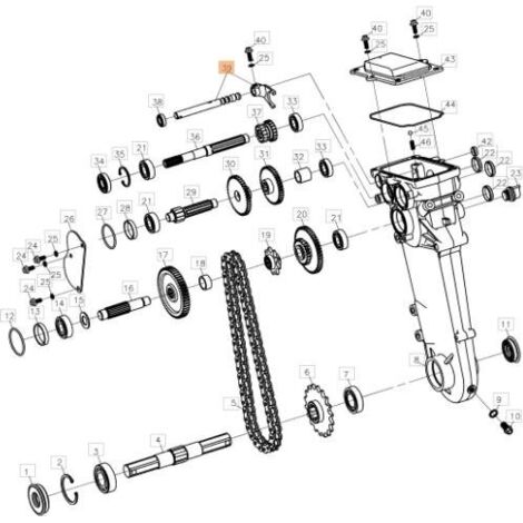 KIT D'ARBRE D'ORIGINE EMAK L66151204
