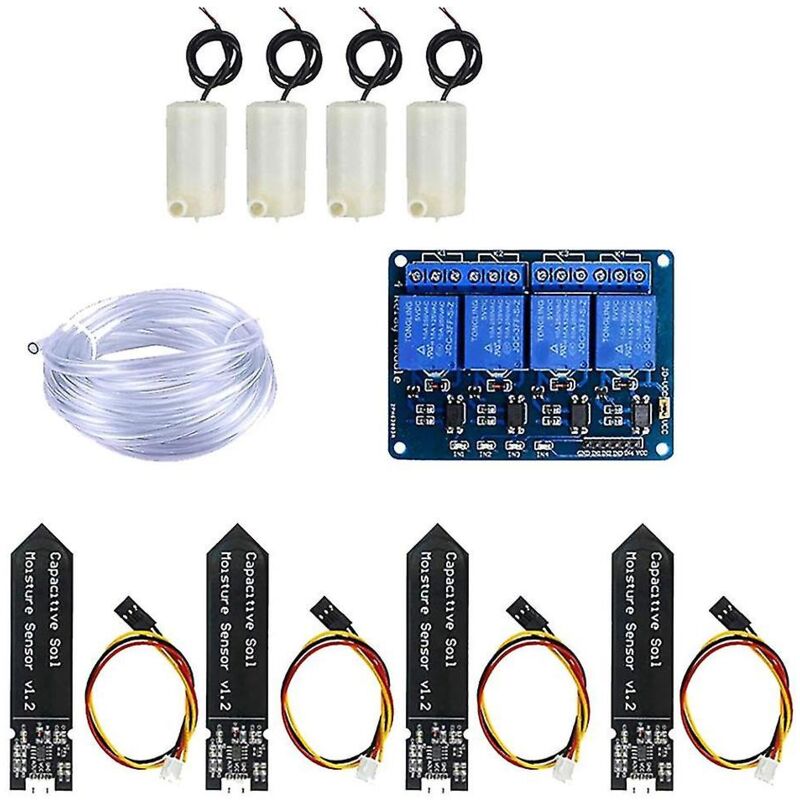 Kit d'arrosage automatique à 4 voies Kit d'arrosage automatique à faire soi-même Système d'arrosage automatique
