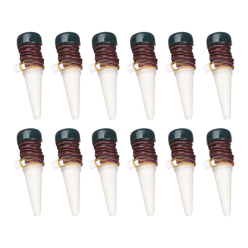Kit d'arrosage automatique pour plantes, lot de 12 piquets avec réservoir – Système d'arrosage automatique intelligent, idéal pour les vacances