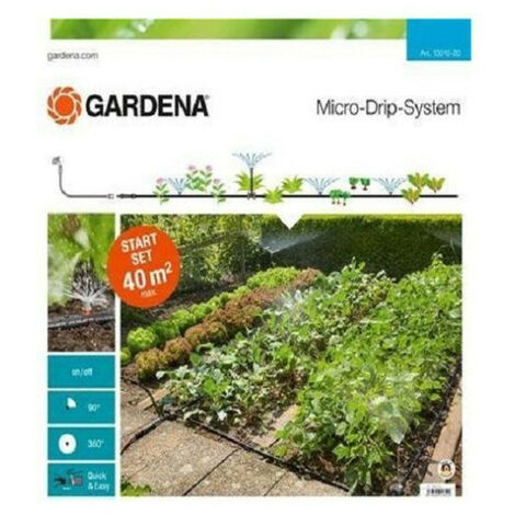 Kit d'Arrosage Gardena Micro Drip pour Parterres