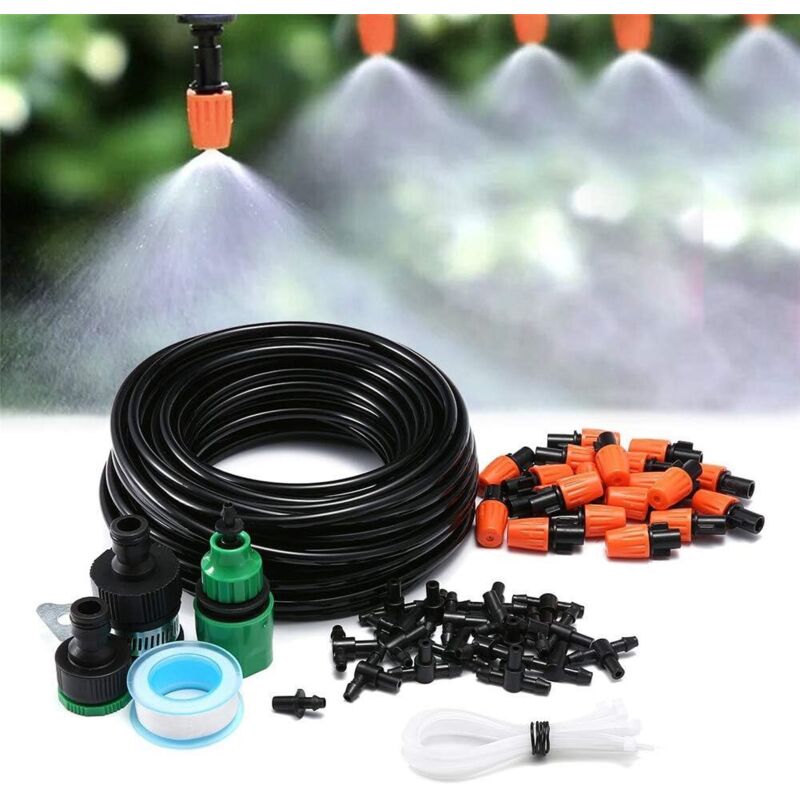 Kit d'arrosage goutte à goutte de jardin, 55 pièces, système