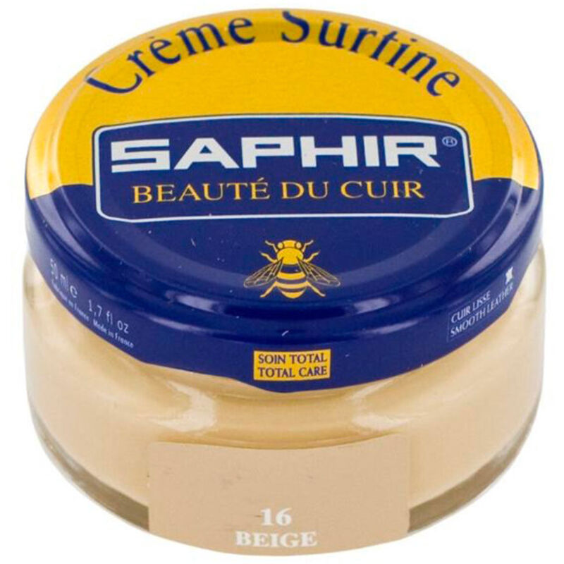 Cirage Crème Surfine Pommadier SAPHIR, 50 ml BEIGE