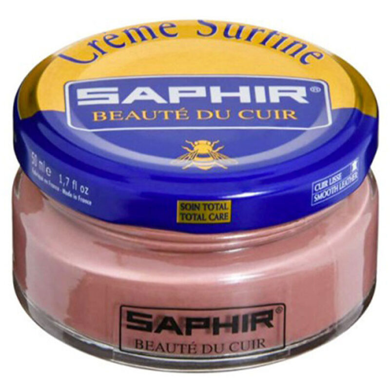 Cirage Crème Surfine Pommadier Saphir 50 ml brun rose