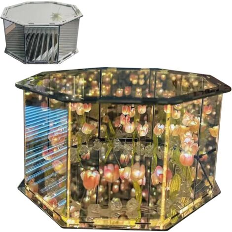Kit d'artisanat de lampe décorative - lampe de table à fleurs - Kit de