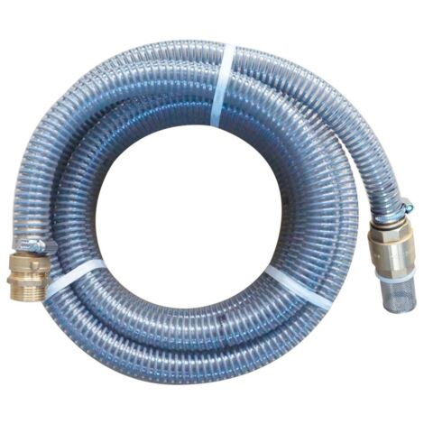 Kit d'aspiration 7m diamètre 25mm – Tuyau PVC pour pompe de surface – Crépin inox et clapet anti-retour laiton inclus – LBP