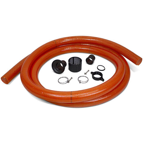 D25mm 10m Tuyau Pression PVC 10m - Diamètre 25mm - 330g/m - Pour Pompe Bassin, Drainage - UV Résistant Tuyau Evacuation