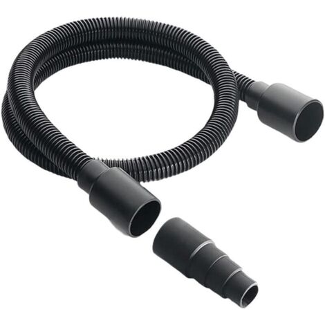 Kit d'aspiration compatible pour outils électriques, tuyau flexible d'extraction de poussière de 1 m avec adaptateur, fixation sous vide en plastique noir pour enlever directement les débris