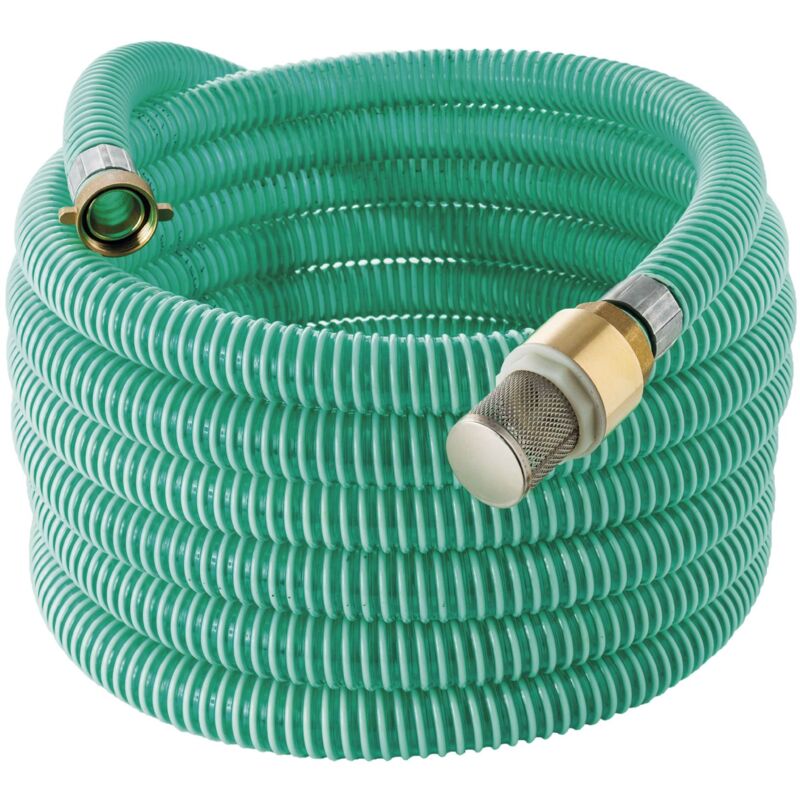 Rain - Kit d'aspiration 7 mètres à embouts laiton 1 pouce 1/4