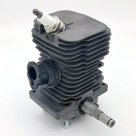 Kit d'assemblage bloc-cylindres et vilebrequin pour moteurs de tronçonneuse STIHL MS170 MS180 017, comprenant un bloc-cylindres, des segments de piston et un vilebrequin de 38 mm de diamètre.