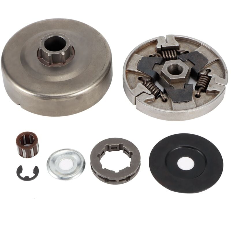 Rosvola - Jeffergarden Kit d'assemblage de pignon de jante de tambour d'embrayage 3/8in-7 pour scie électrique Stihl MS660 066 064 MS640 MS661