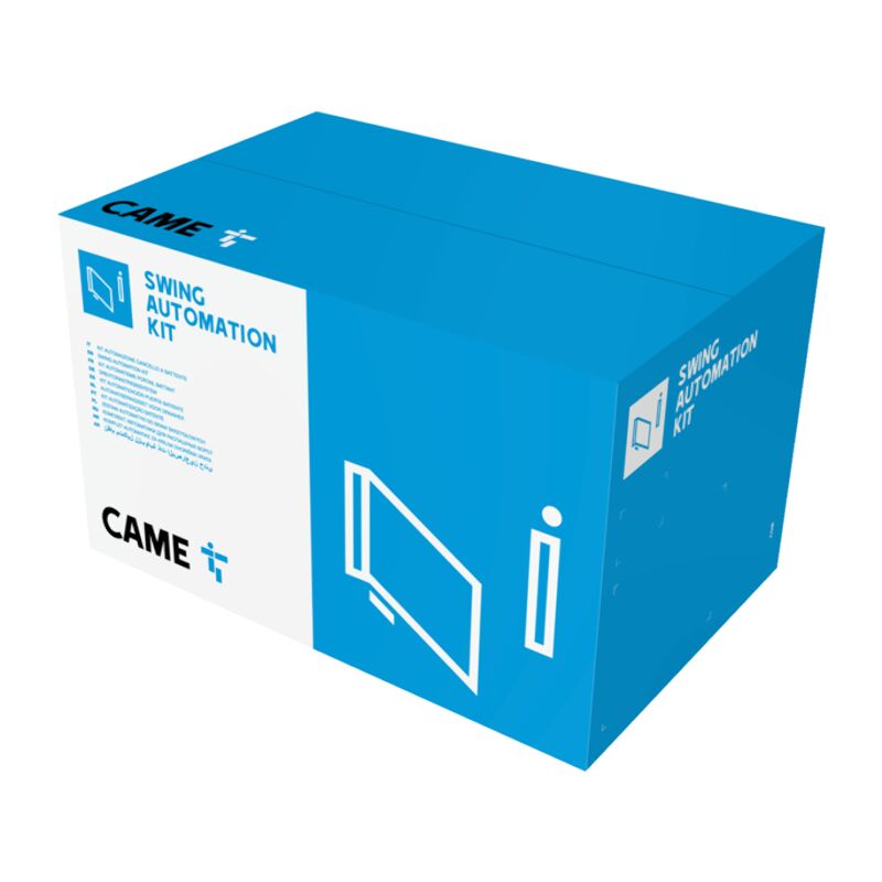 Kit d'automatisation avec 2 caissons de fondation en acier pour Frog Came 001U1985