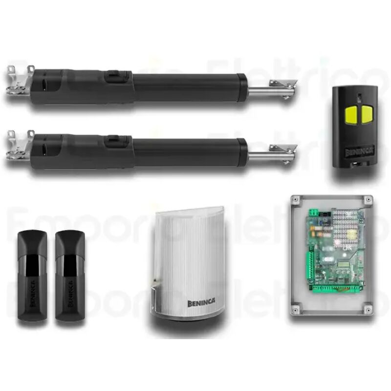 Beninca - Kit d'automatisation de moteur de portail battant KTOM3024E