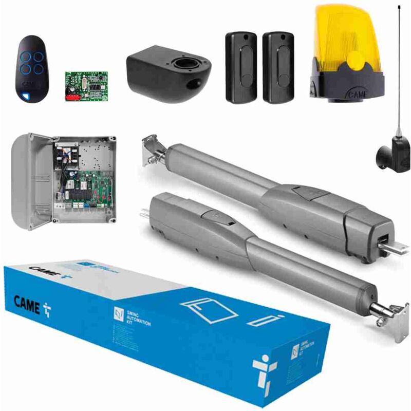 Kit d'automatisation Came ats 24V pour portails battants à 2 vantaux max 3m 8K01MP-024
