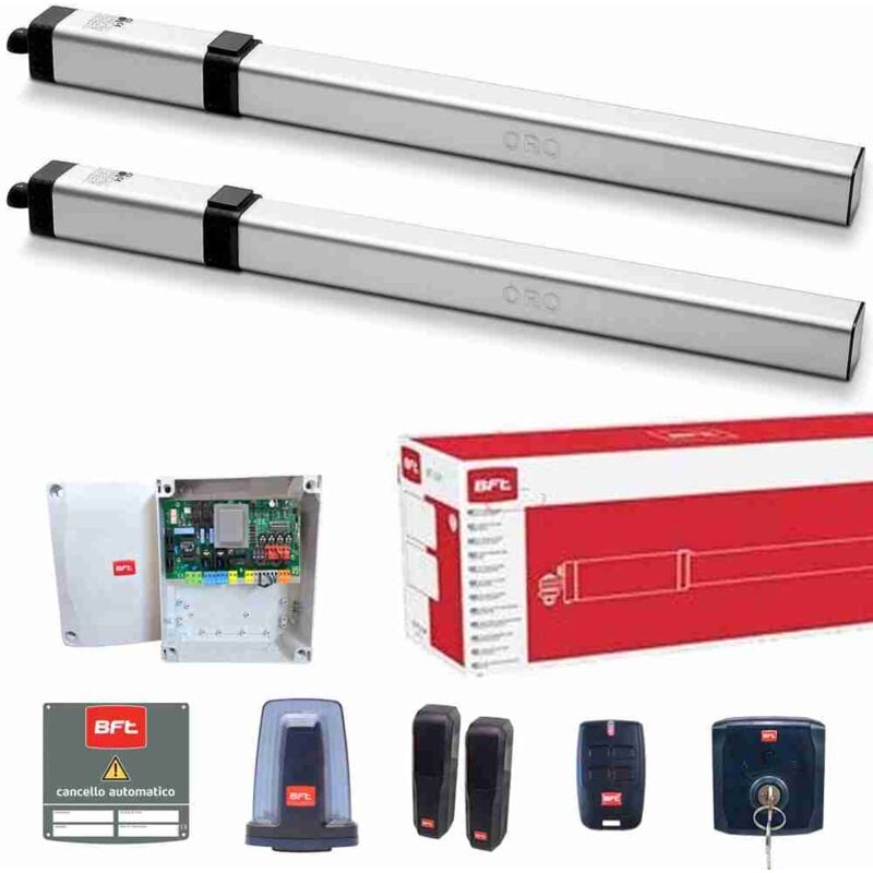 Kit d'automatisation pour portail battant hydraulique 230 v BFT oro kit R935222 00002 2611902