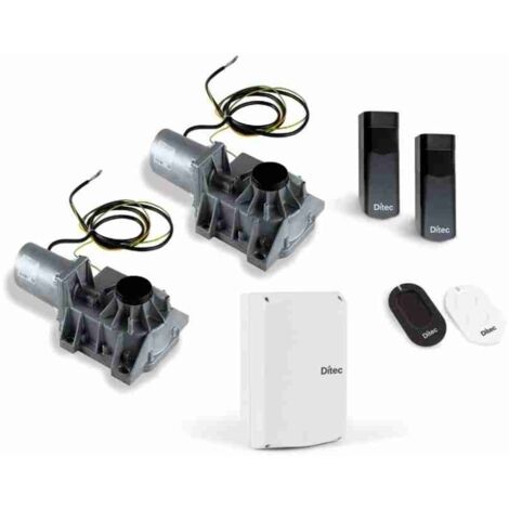 Kit d'automatisation pour portail double battant enterré DITEC ENTREMATIC DITCB230PLS 230v