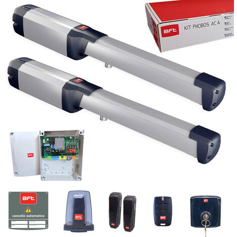 Kit d'automatisation pour portails battants 230v BFT PHOBOS AC A50 R935305 00002